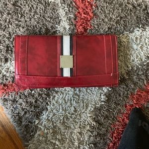 Miche Bags - Miche Red Leather Wallet Miche Bags - Miche Red Leather Wallet